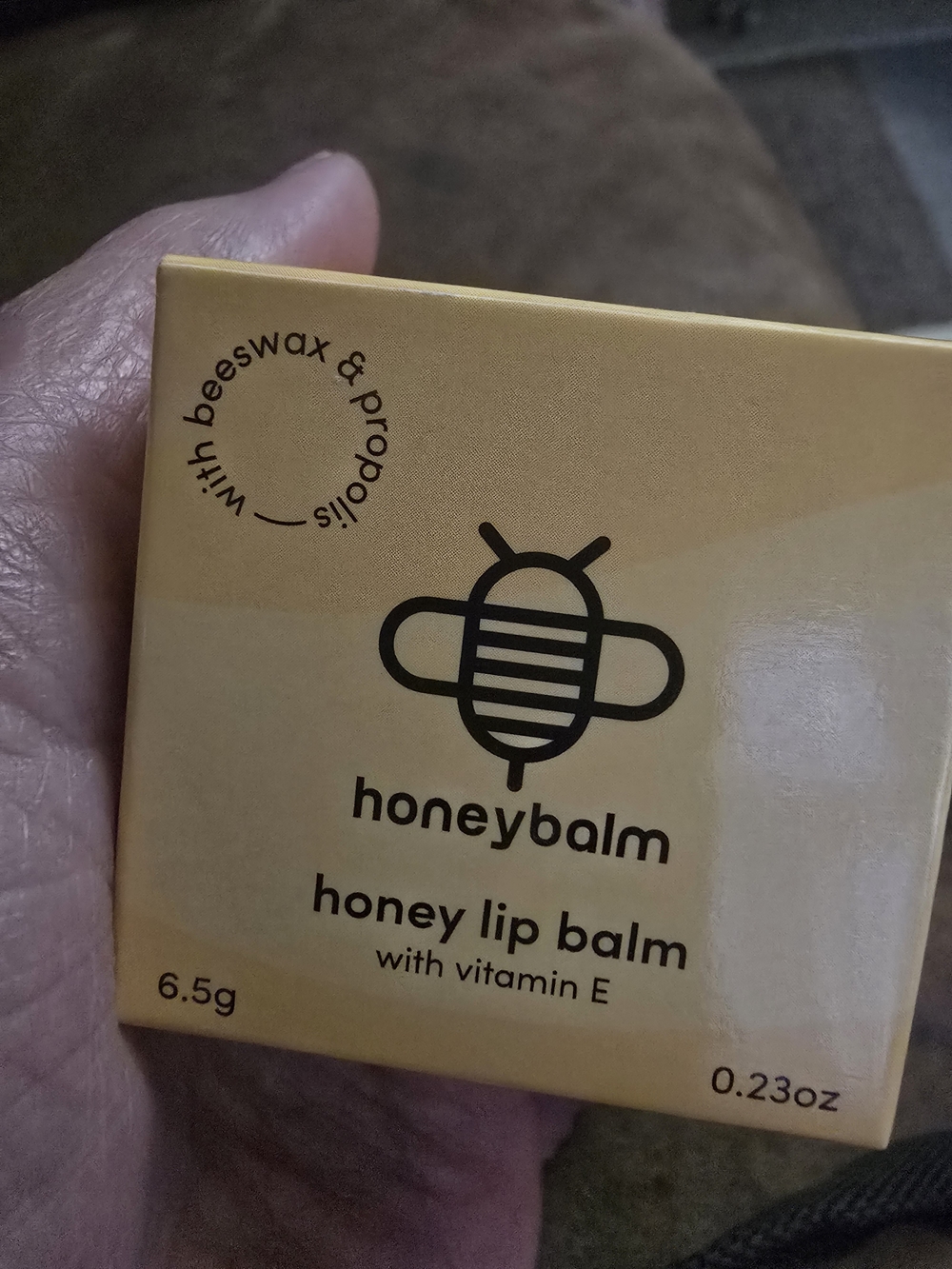 Honey Lip Balm – Nourishing Lip Treatment in Yellow